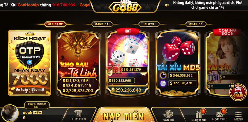 Slot game đỉnh cao