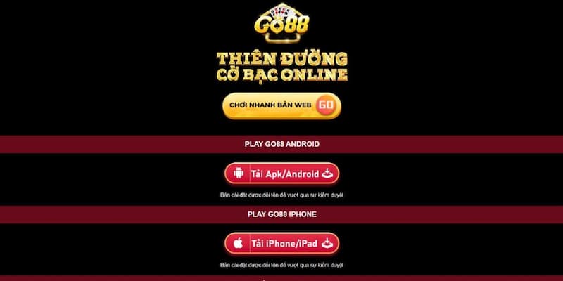 Hướng dẫn tải Go88 trên điện thoại dành cho cược thủ